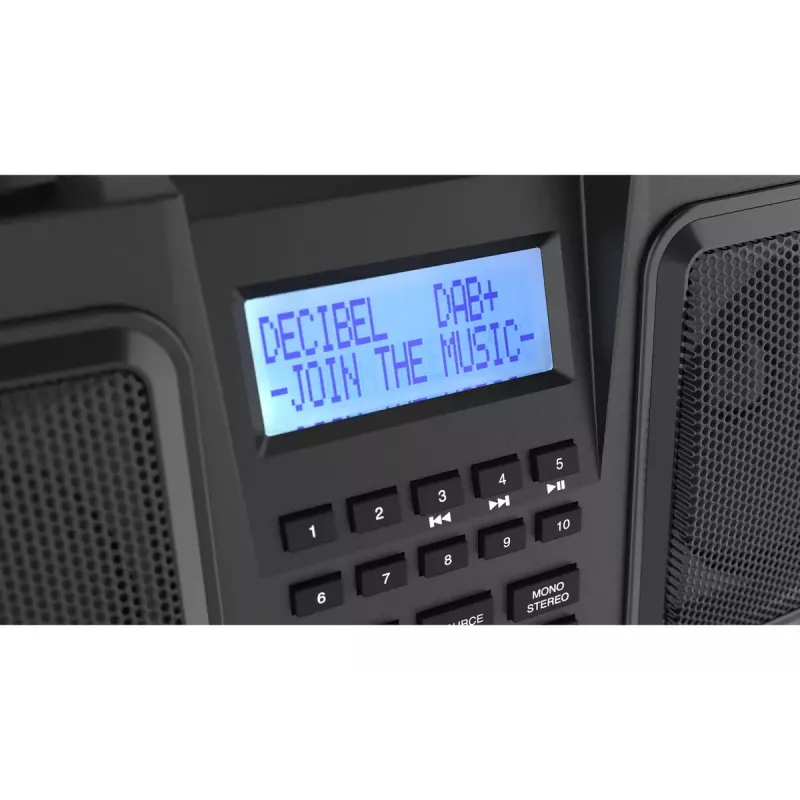 Rádio portátil Perfectpro Workstation Digital DAB FM 20W