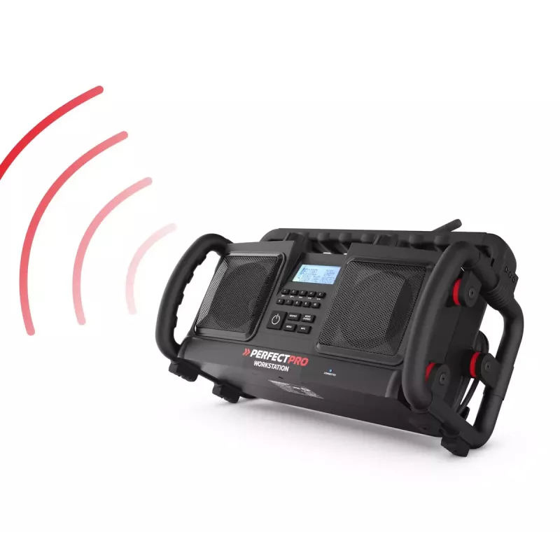 Rádio portátil Perfectpro Workstation Digital DAB FM 20W