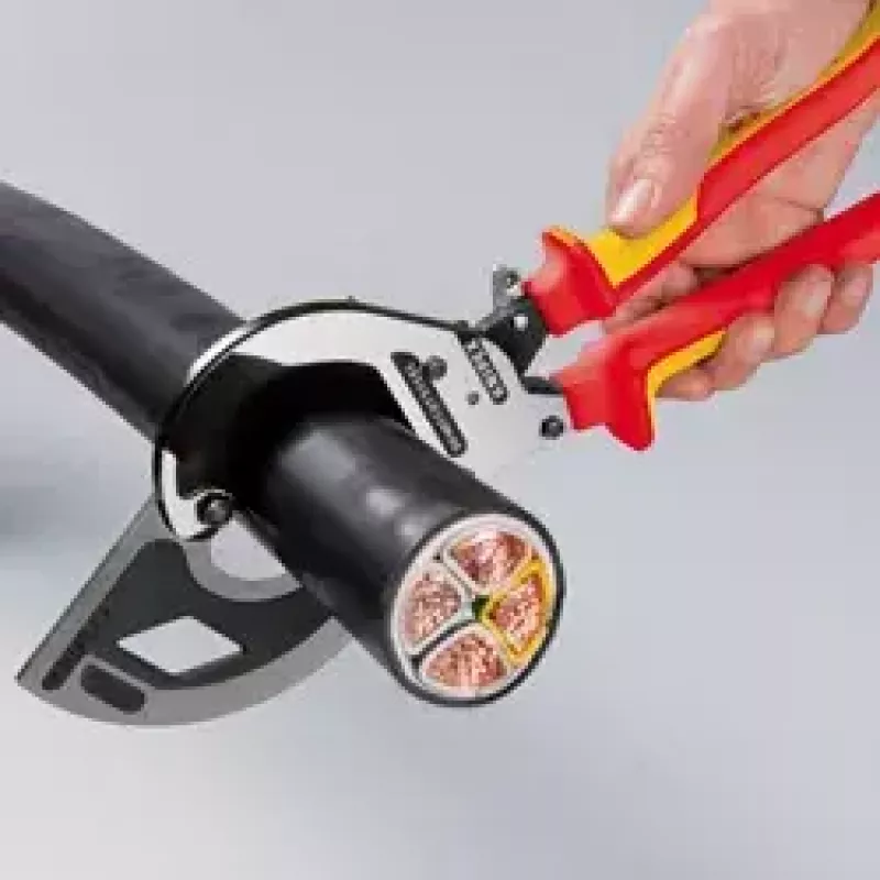 Knipex 95 36 320 corta-cabos, 320 mm, oxidado preto