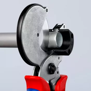 Tesoura para tubos Knipex 90 25 25 alumínio preto azul vermelho 210 mm
