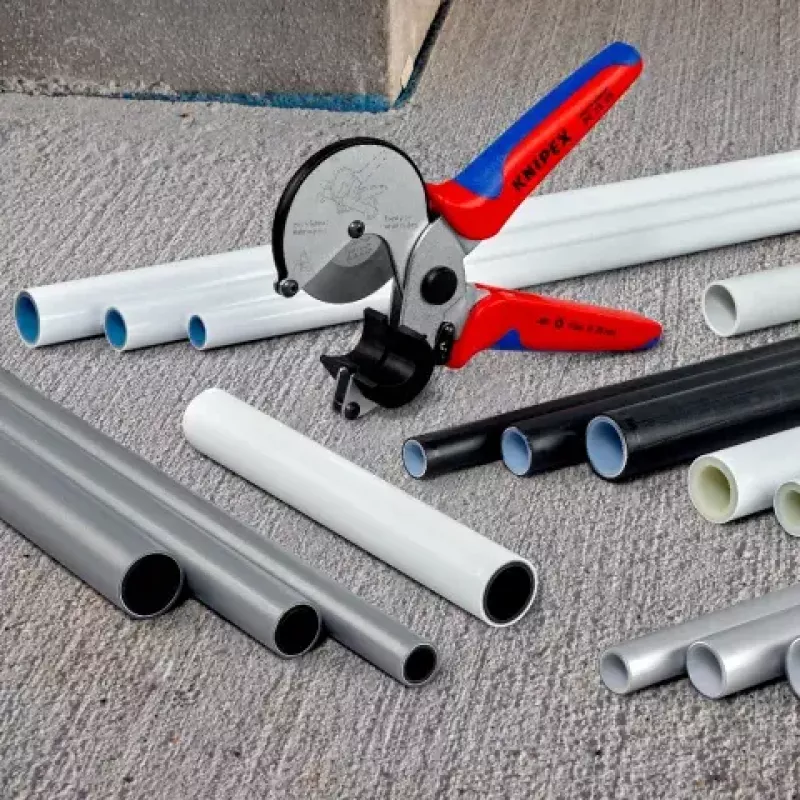 Knipex 90 25 25 corta-tubos para tubos compósitos e de plástico