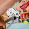 Knipex 90 25 25 corta-tubos para tubos compósitos e de plástico