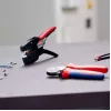 Knipex 12 72 190 alicate aço punho de plástico preto vermelho 190 mm