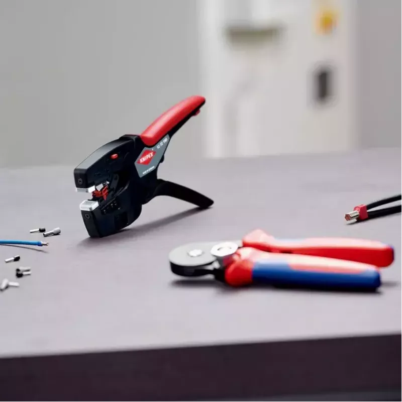 Knipex 12 72 190 alicate aço punho de plástico preto vermelho 190 mm