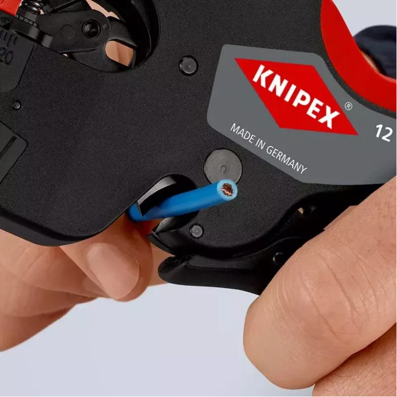 Knipex 12 72 190 alicate aço punho de plástico preto vermelho 190 mm