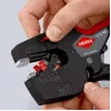 Knipex 12 72 190 alicate aço punho de plástico preto vermelho 190 mm