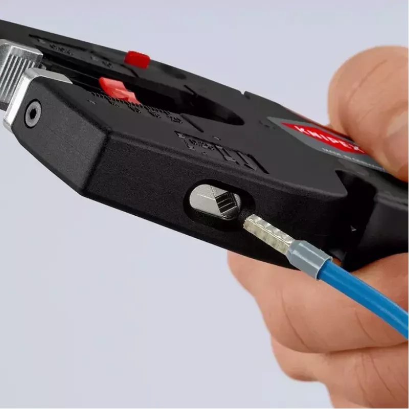 Knipex 12 72 190 alicate aço punho de plástico preto vermelho 190 mm