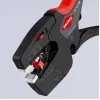 Knipex 12 72 190 alicate aço punho de plástico preto vermelho 190 mm