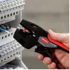 Knipex 12 72 190 alicate aço punho de plástico preto vermelho 190 mm