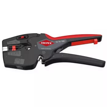 Knipex 12 72 190 alicate aço punho de plástico preto vermelho 190 mm