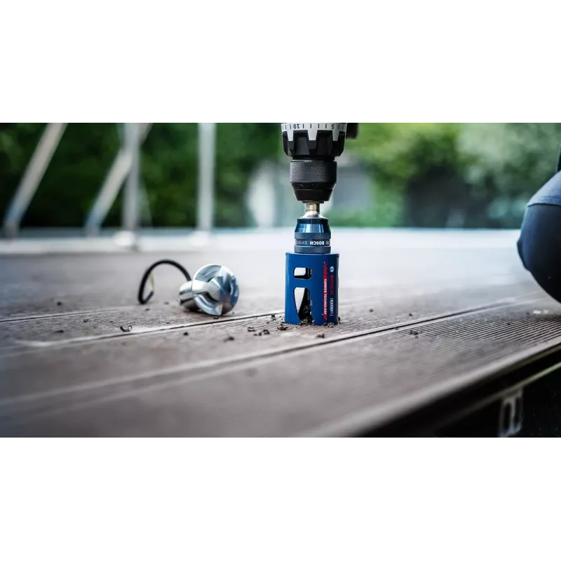 Bosch Expert 2 608 900 470 Construction Material serra de copo, 68 mm, para tijolo, aglomerado, madeira macia, plástico reforçado com fibra de vidro, azulejos macios