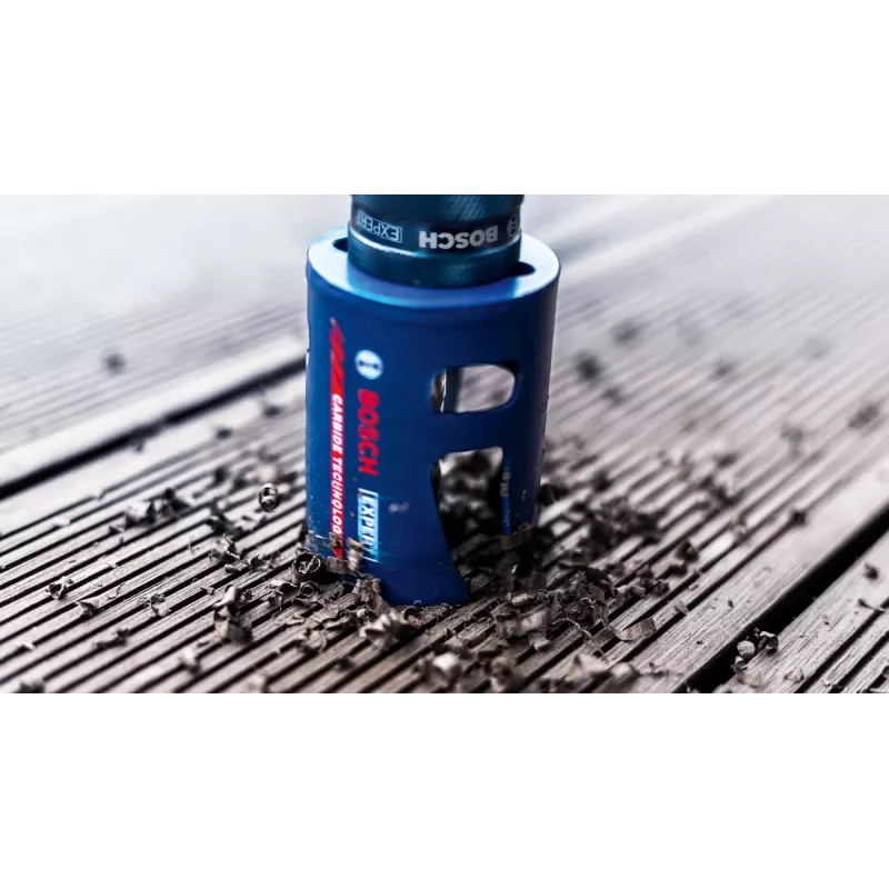 Bosch Expert 2 608 900 470 Construction Material serra de copo, 68 mm, para tijolo, aglomerado, madeira macia, plástico reforçado com fibra de vidro, azulejos macios