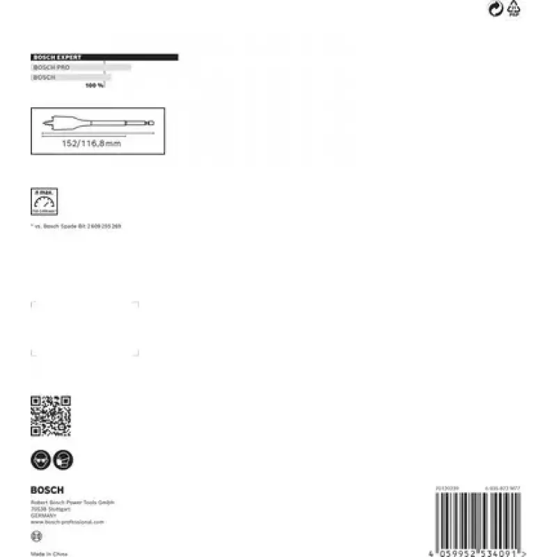 Bosch 2 608 900 336 Conjunto de brocas para madeira 13 peças