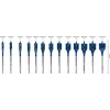 Bosch 2 608 900 336 Conjunto de brocas para madeira 13 peças