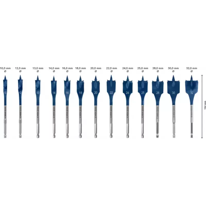 Bosch 2 608 900 336 Conjunto de brocas para madeira 13 peças