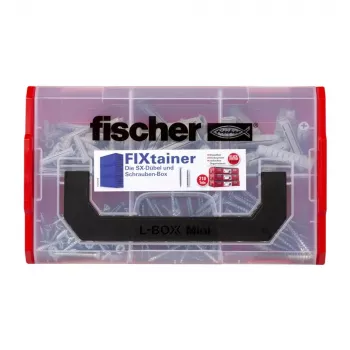 fischer FIXtainer SX caixa com buchas e parafusos (210 un.)