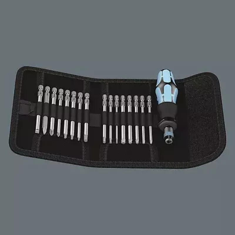 Conjunto de bits de chave de fendas Wera Kompakt 60 16 peças