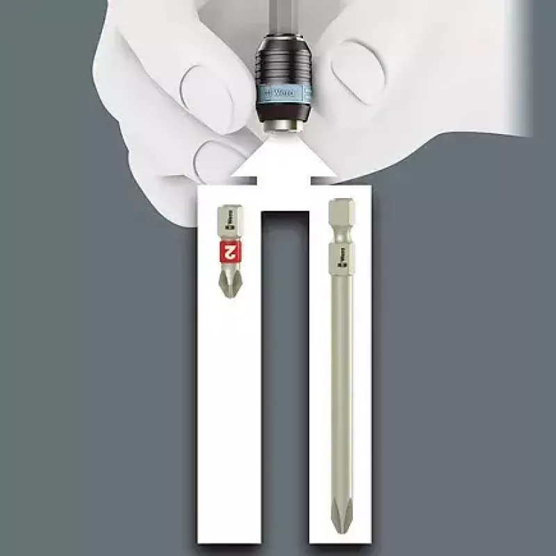 Conjunto de bits de chave de fendas Wera Kompakt 60 16 peças