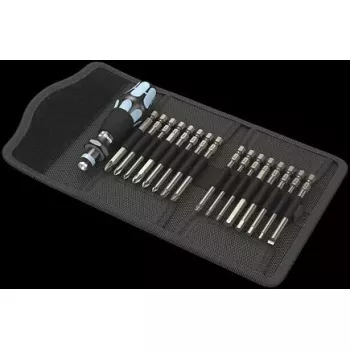 Conjunto de bits de chave de fendas Wera Kompakt 60 16 peças