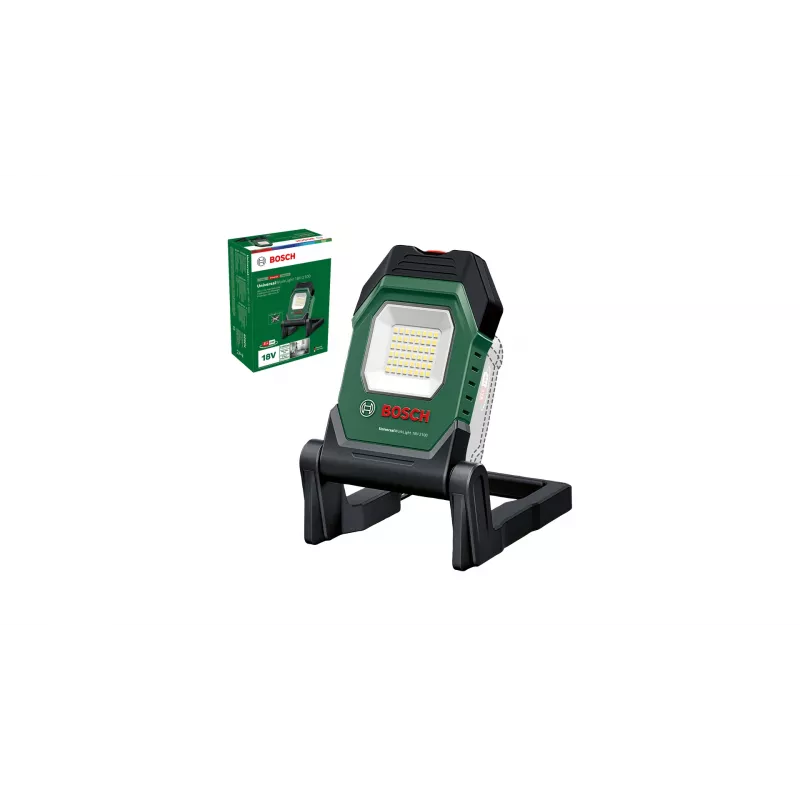 Bosch UniversalWorkLight 18V-2100 preto, verde