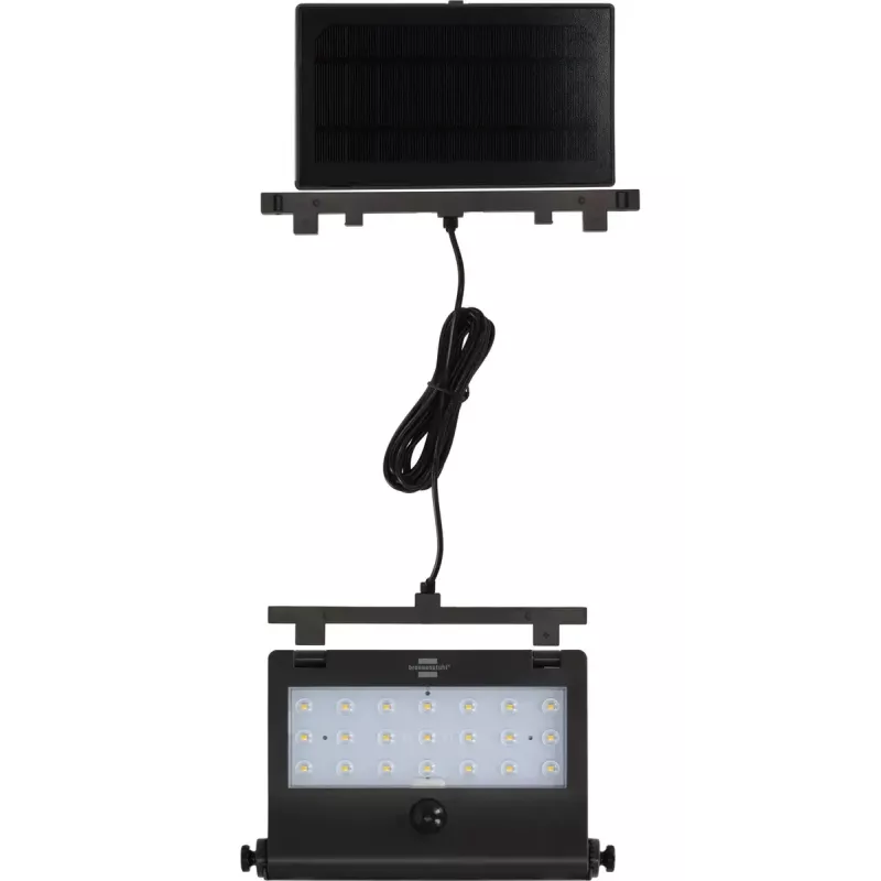 Brennenstuhl SOL 1000 Pad 1173740003 foco LED solar de parede, 2,1 W, preto