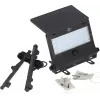 Brennenstuhl SOL 1000 Pad 1173740003 foco LED solar de parede, 2,1 W, preto