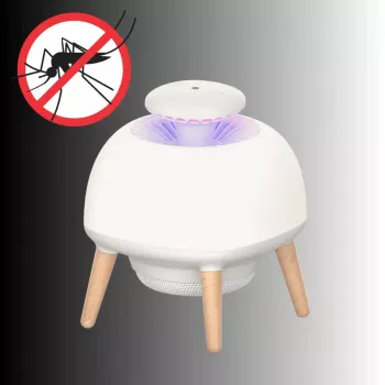 Exterminador de mosquitos interior Stylies COP001279 — luz UV, sem químicos, compacto para uso em mesa em casa