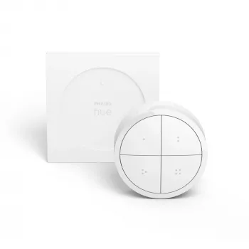 Interruptor Philips Tap Dial, sem fios, branco, autónomo/montagem na parede, IP20, plástico, IP20