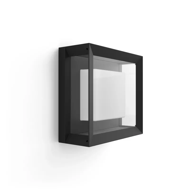 Aplique de parede inteligente Philips Hue White and Colour Ambience Econic para exterior