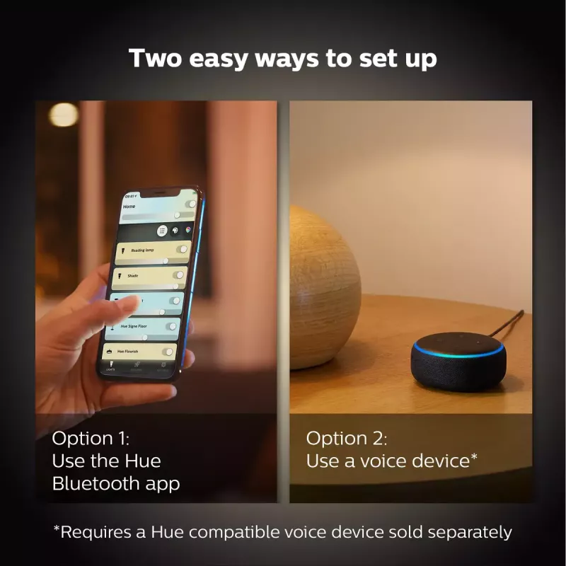 Lâmpada inteligente Philips Hue White Ambiance vela E14, 5,2 W, Bluetooth/Zigbee, 39×39×117 mm