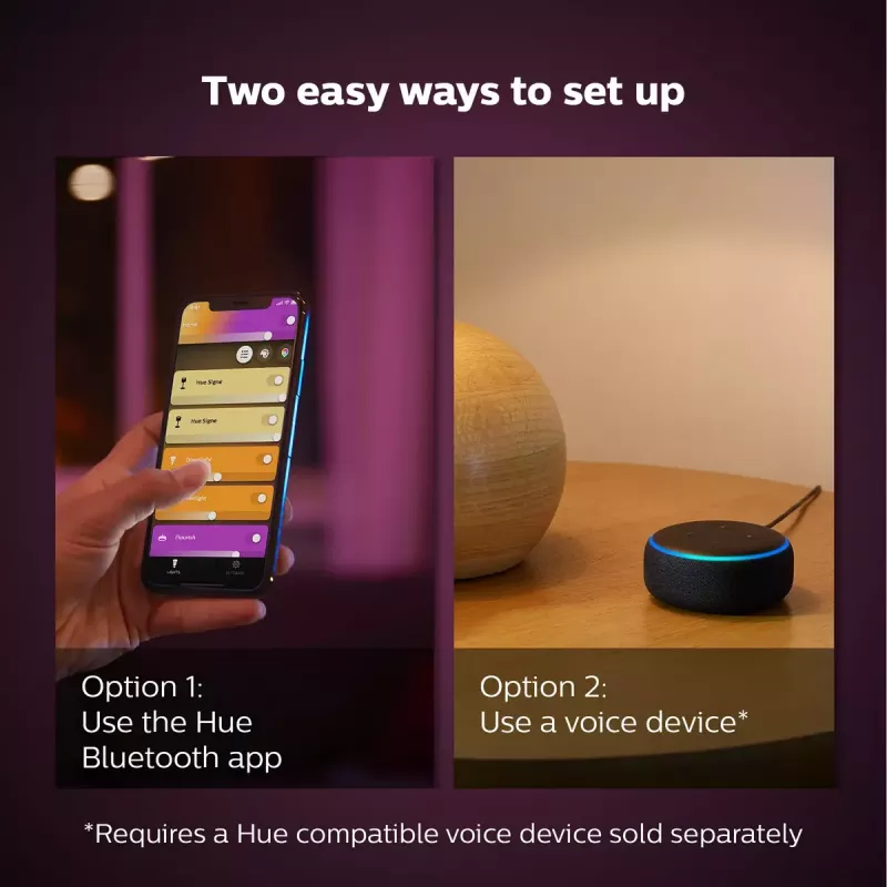 Lâmpada inteligente Philips Hue White and colour ambience vela E14, Bluetooth/Zigbee, 5,3 W (pack de 2)