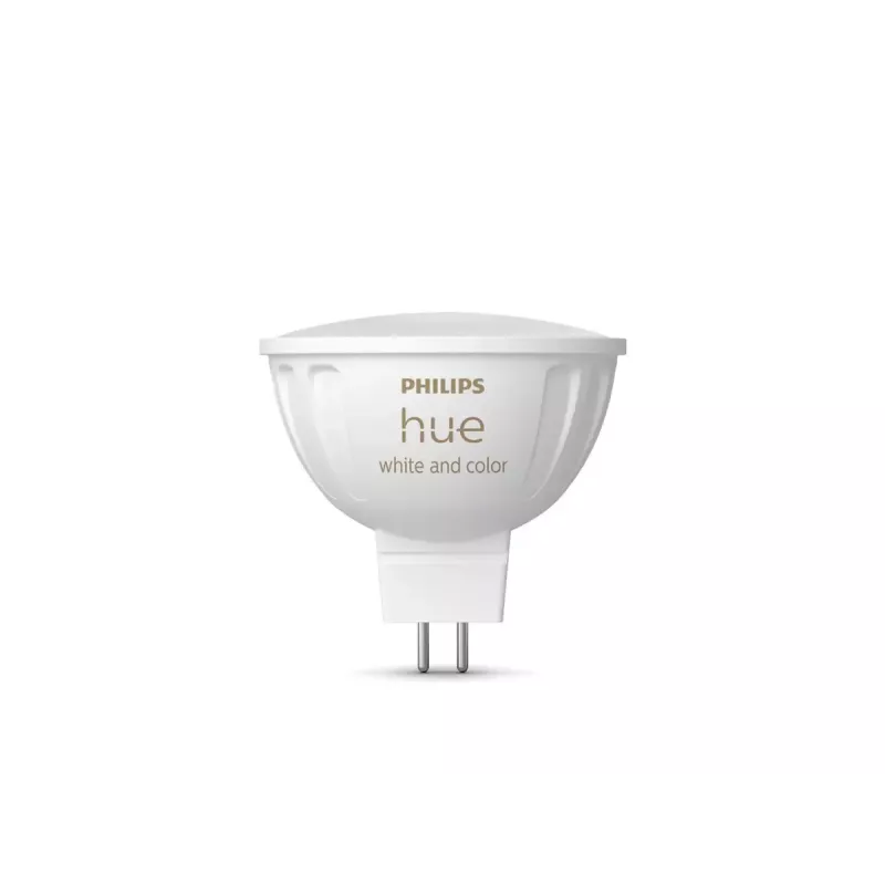 Lâmpada LED Philips Hue White and Colour Ambiance MR16, GU5.3, 12 V, 6,3 W, 400 lm, regulável
