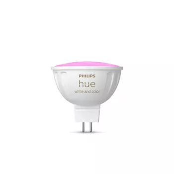 Philips Hue White and Colour Ambience MR16 projetor inteligente, GU53, 6,3 W, Bluetooth/Zigbee