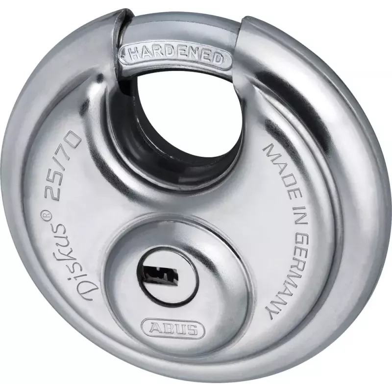 Cadeado de disco ABUS 25/70 kd fechadura de chave 5 chaves 7cm
