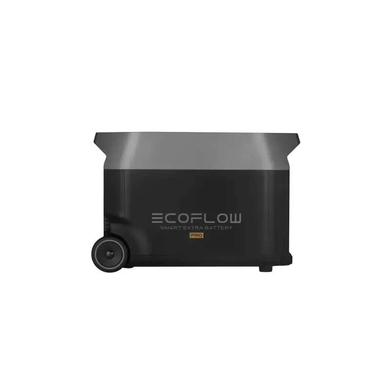 Bateria 3600 Wh para EcoFlow DELTA Pro — 39 kg, 635×285×416 mm, preto