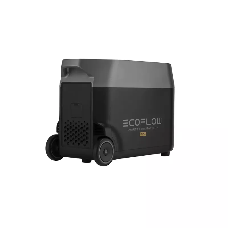 Bateria 3600 Wh para EcoFlow DELTA Pro — 39 kg, 635×285×416 mm, preto