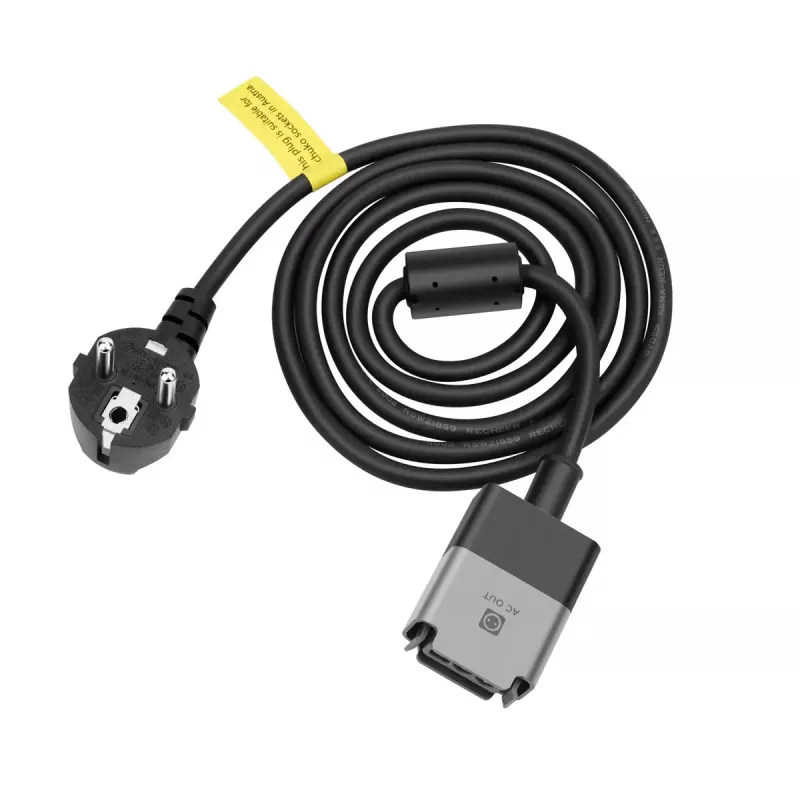 Cabo EcoFlow BKW-AC preto 5 m