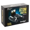 Binóculos Levenhuk Atom DB20 com ampliação de 20x e câmara integrada de 2-MP, ecrã LCD