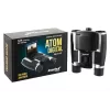 Binóculos Levenhuk Atom DB20 com ampliação de 20x e câmara integrada de 2-MP, ecrã LCD