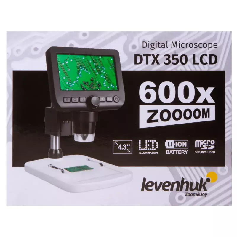 Microscópio digital Levenhuk DTX 350 LCD ampliação 600x