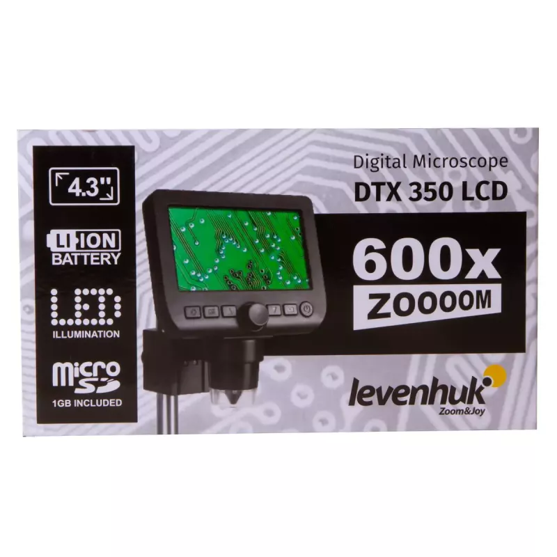 Microscópio digital Levenhuk DTX 350 LCD ampliação 600x