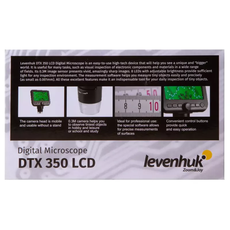 Microscópio digital Levenhuk DTX 350 LCD ampliação 600x
