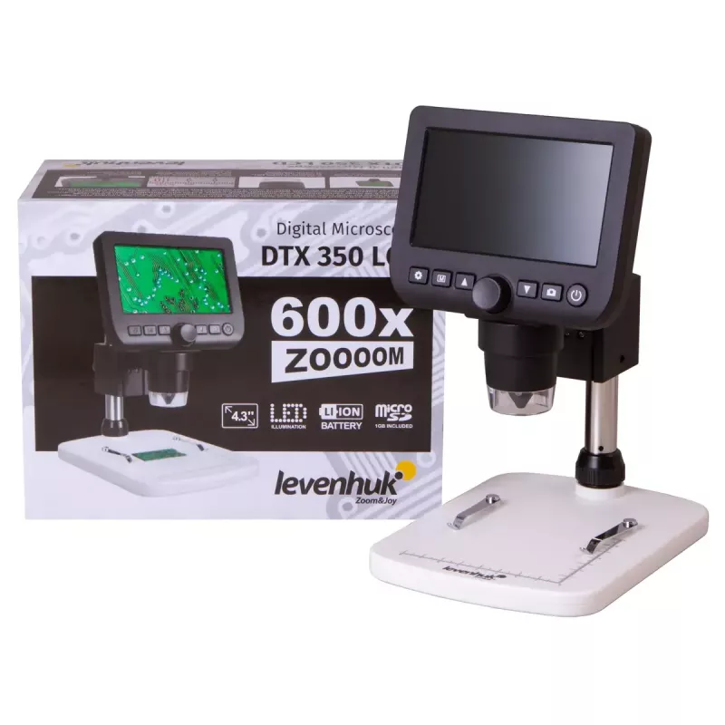 Microscópio digital Levenhuk DTX 350 LCD ampliação 600x