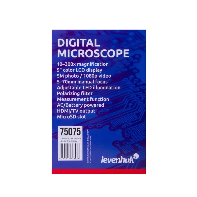 Microscópio digital Levenhuk DTX 700 LCD