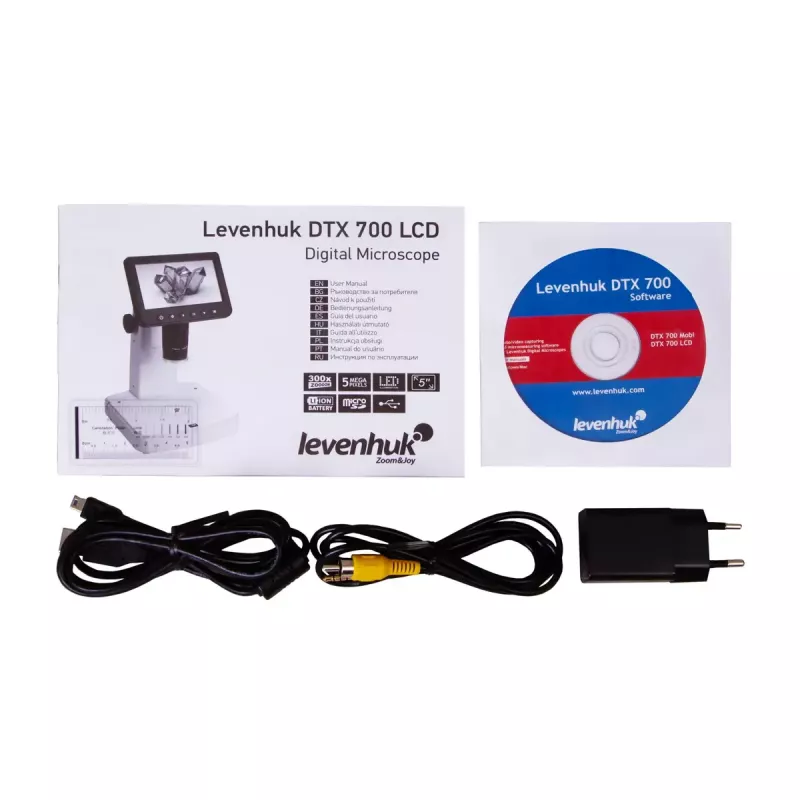 Microscópio digital Levenhuk DTX 700 LCD