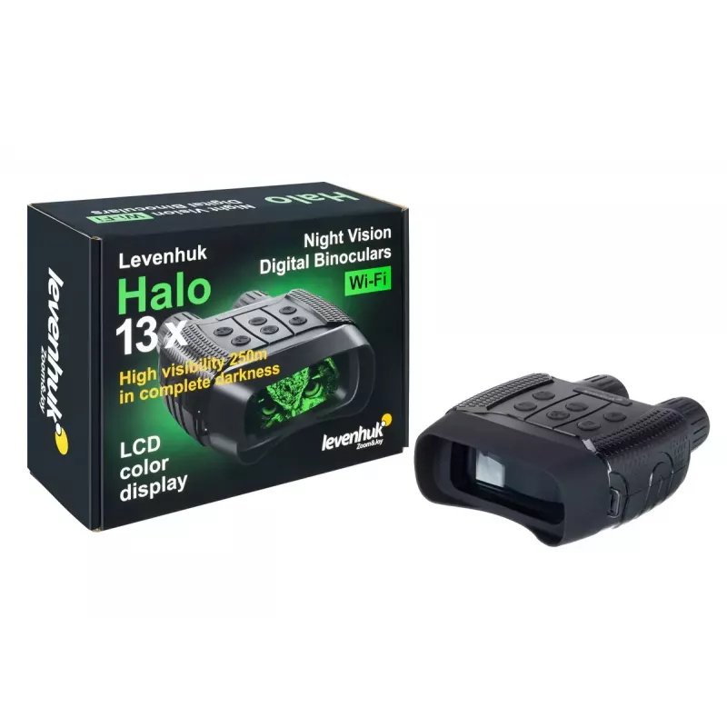 Binóculos Levenhuk Halo 13x ampliação 13x diâmetro da objetiva 3,35 cm preto