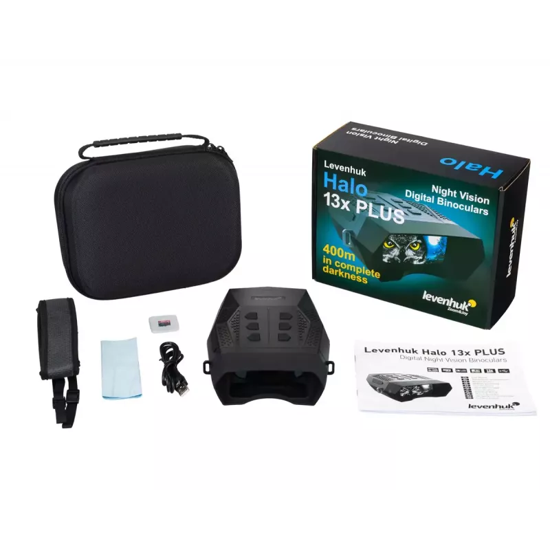 Binóculos Levenhuk Halo 13x Plus ampliação 13x preto