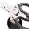 WMF 18.8246.9990 tesoura de cozinha universal, aço inoxidável/plástico, 22 cm, preta