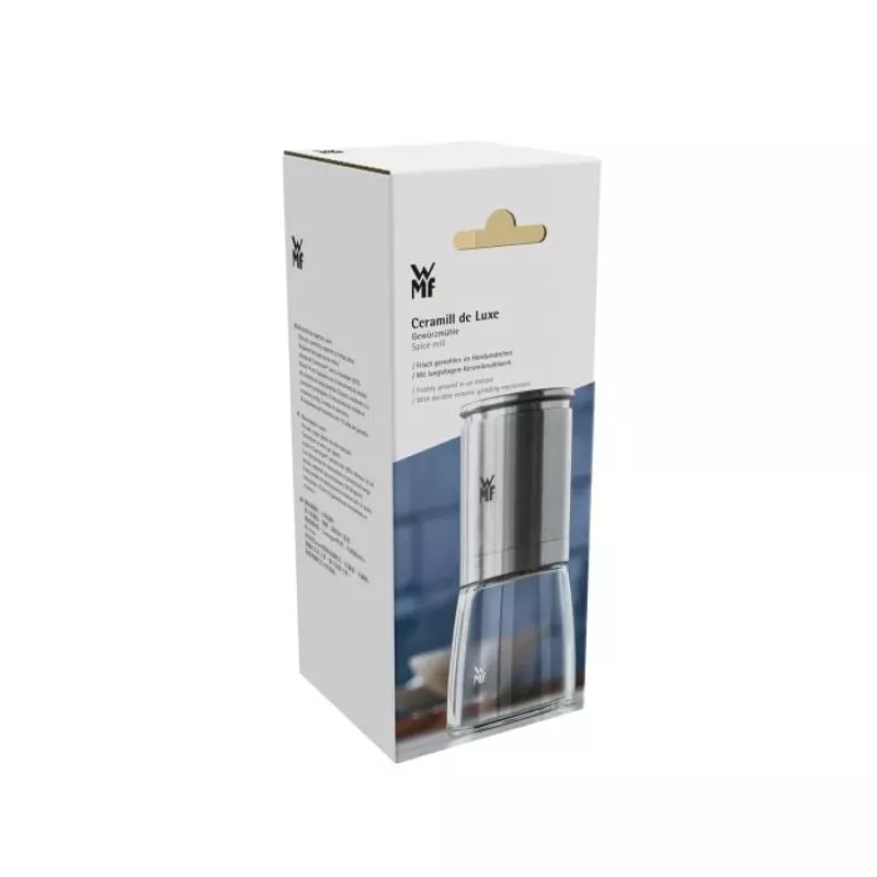 Moinho de sal e pimenta WMF De Luxe 14 cm aço inoxidável com mecanismo de cerâmica