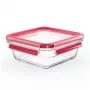 EMSA CLIP & CLOSE N10414 Caixa quadrada 0,8 L transparente 1 unid.